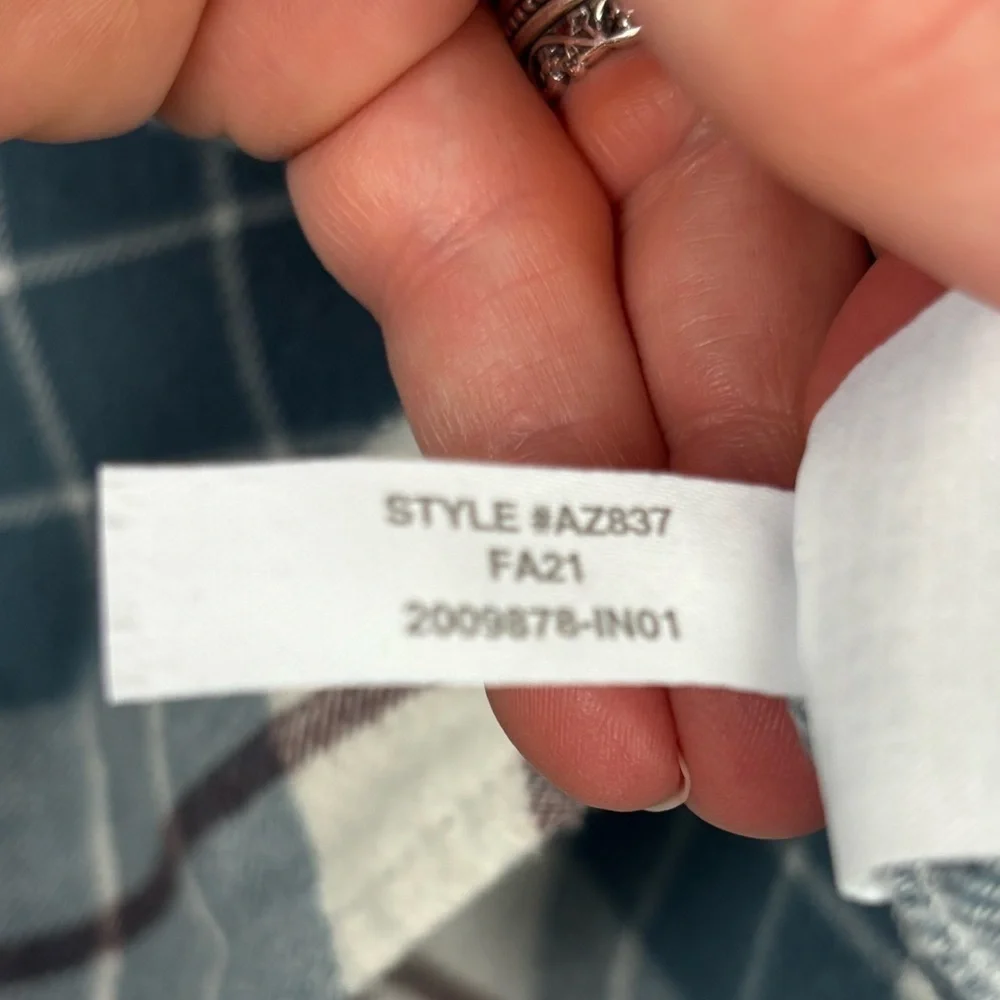 J Crew Mercantile Slim Fit Men’s Flannel Shirt Casual Fall Size Large Plaid - Picture 8 of 11